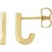 J-Hoop Earring