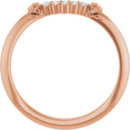 Accented Engagement Ring or Band
