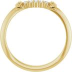 Accented Engagement Ring or Band