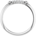 Accented Engagement Ring or Band