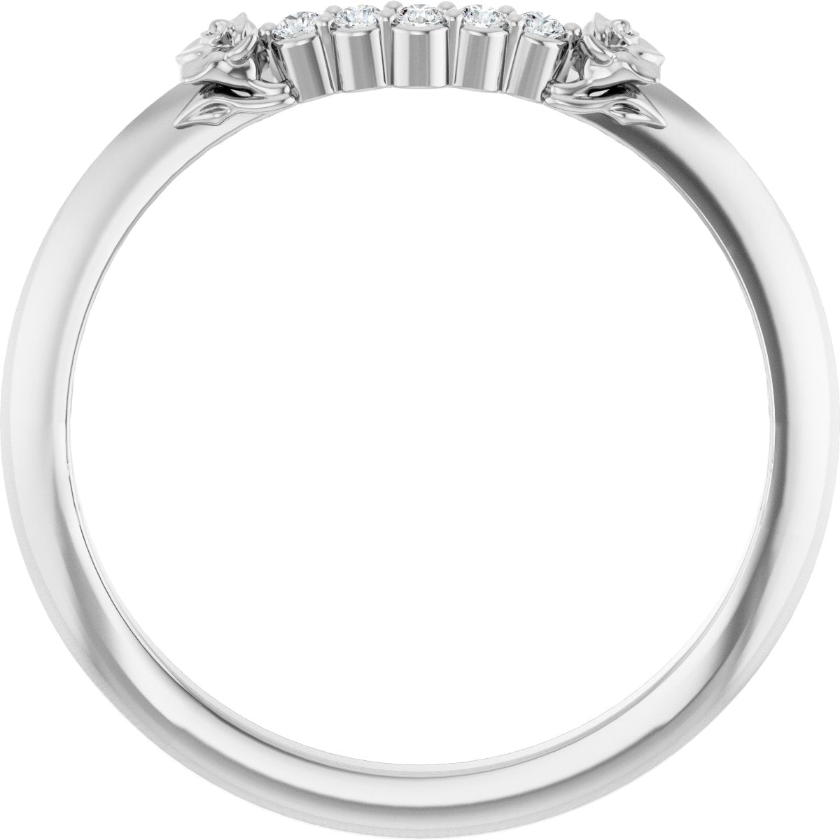 Accented Engagement Ring or Band