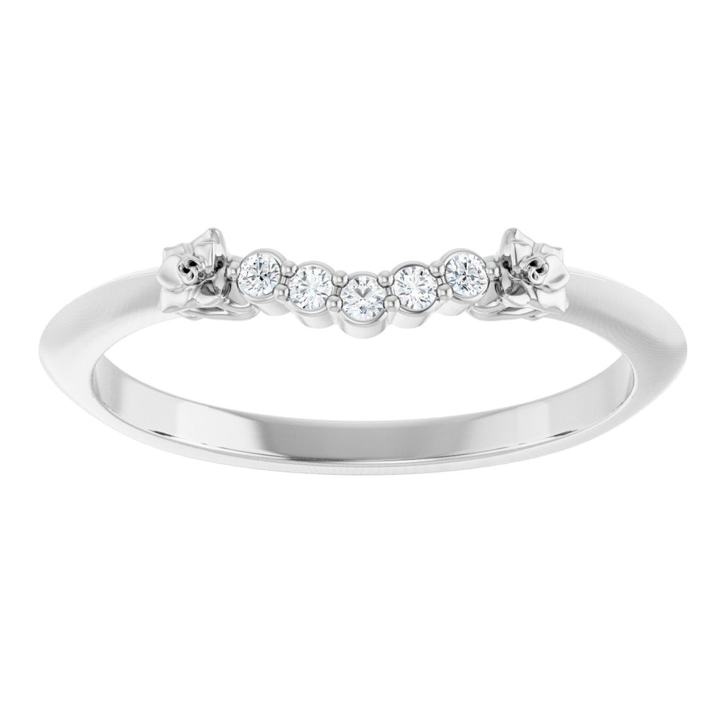 Accented Engagement Ring or Band
