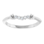 Accented Engagement Ring or Band