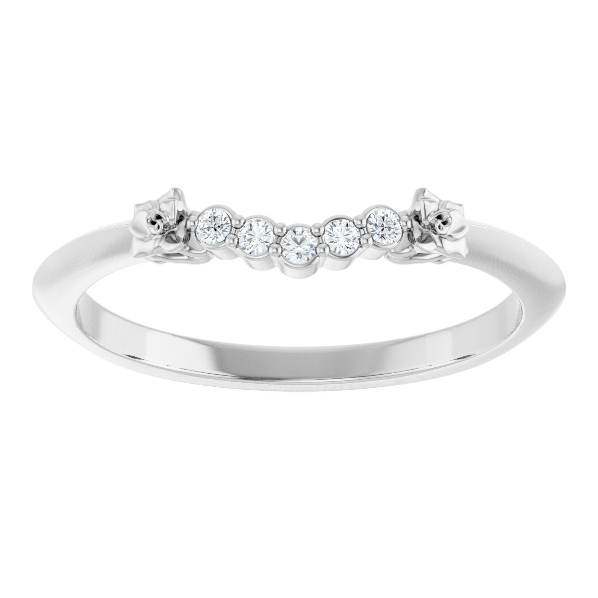Accented Engagement Ring or Band