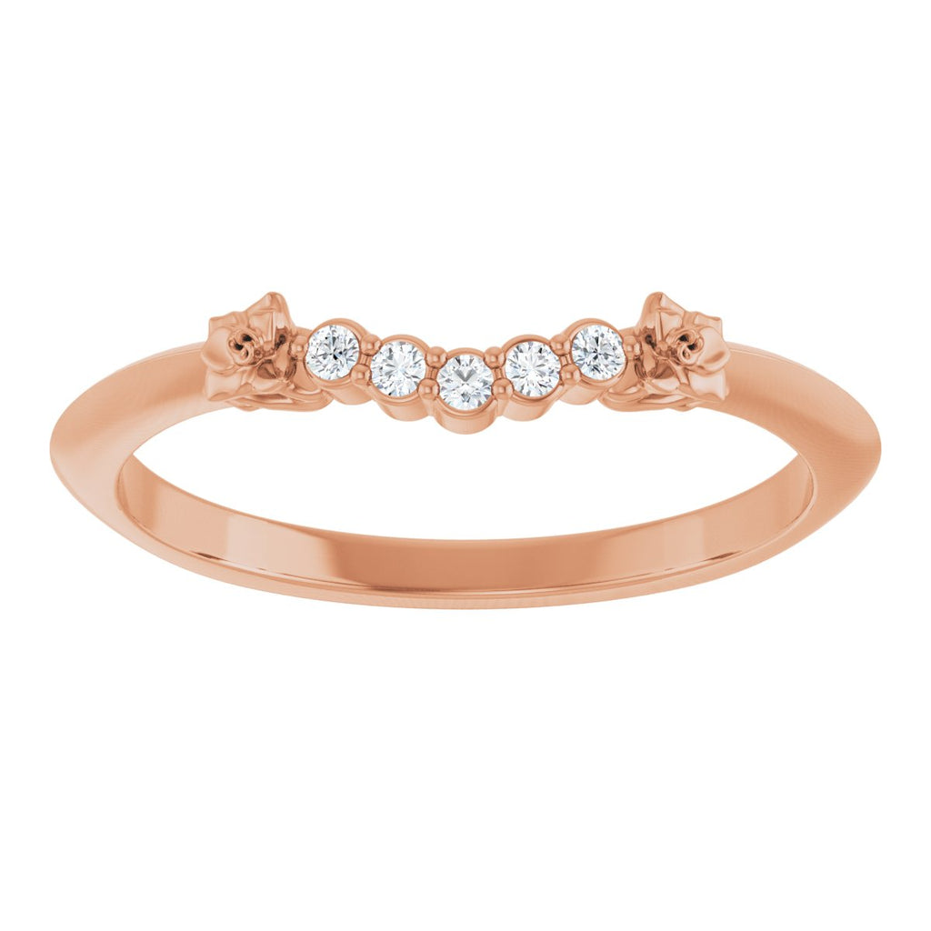 Accented Engagement Ring or Band