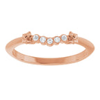 Accented Engagement Ring or Band