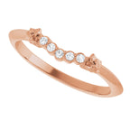 Accented Engagement Ring or Band