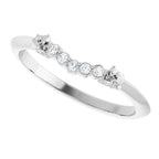 Accented Engagement Ring or Band