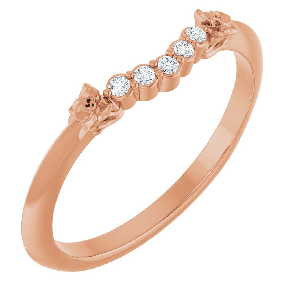 Accented Engagement Ring or Band