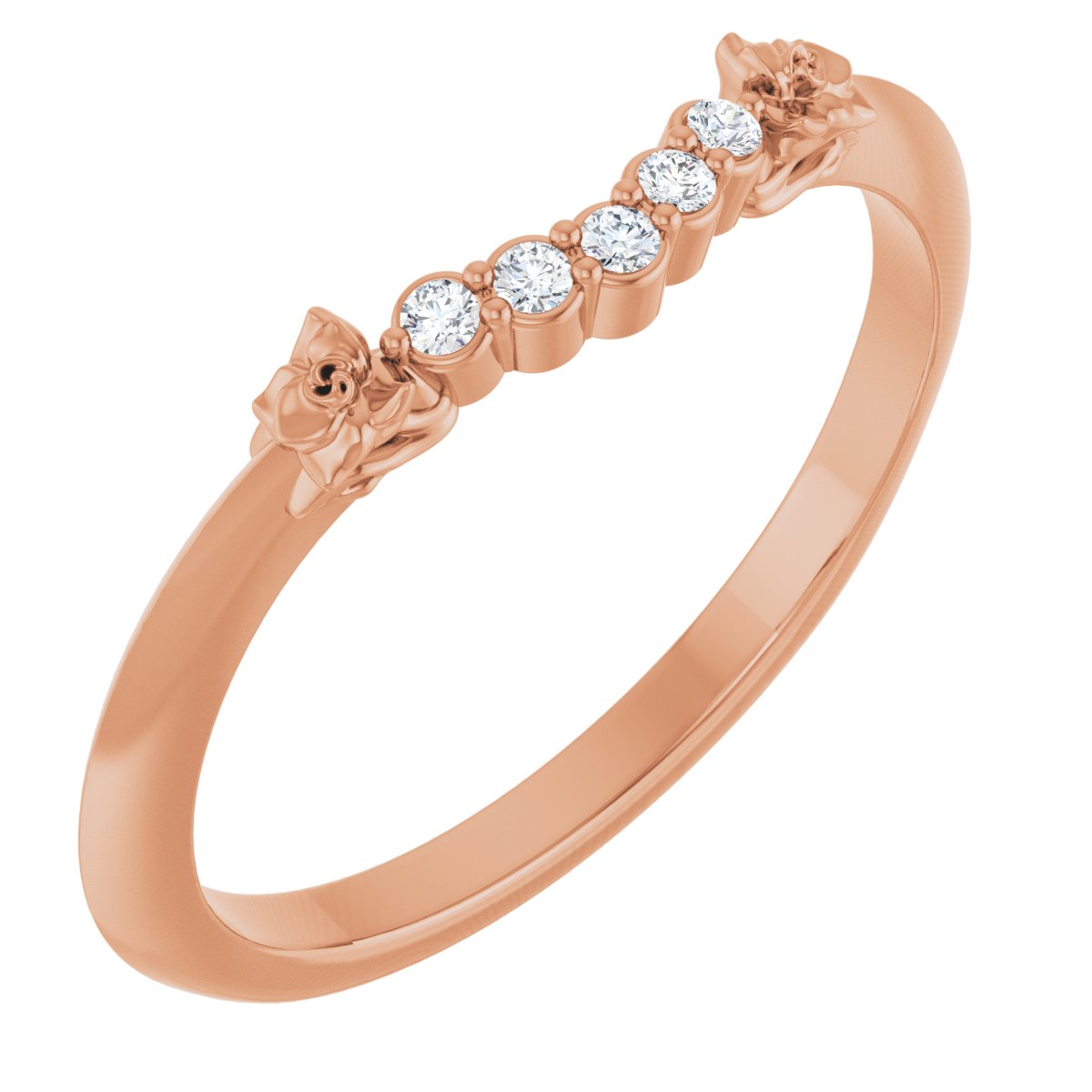 Accented Engagement Ring or Band