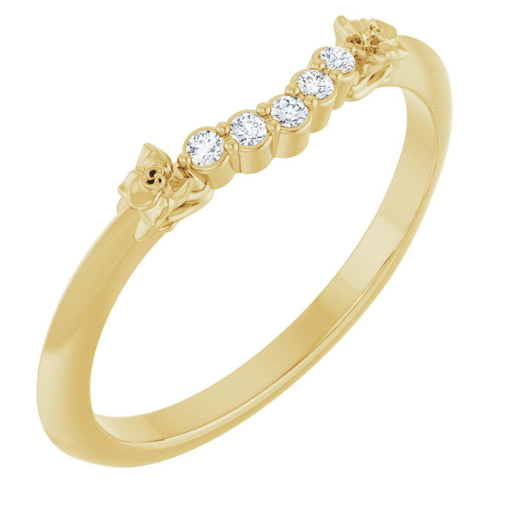 Accented Engagement Ring or Band