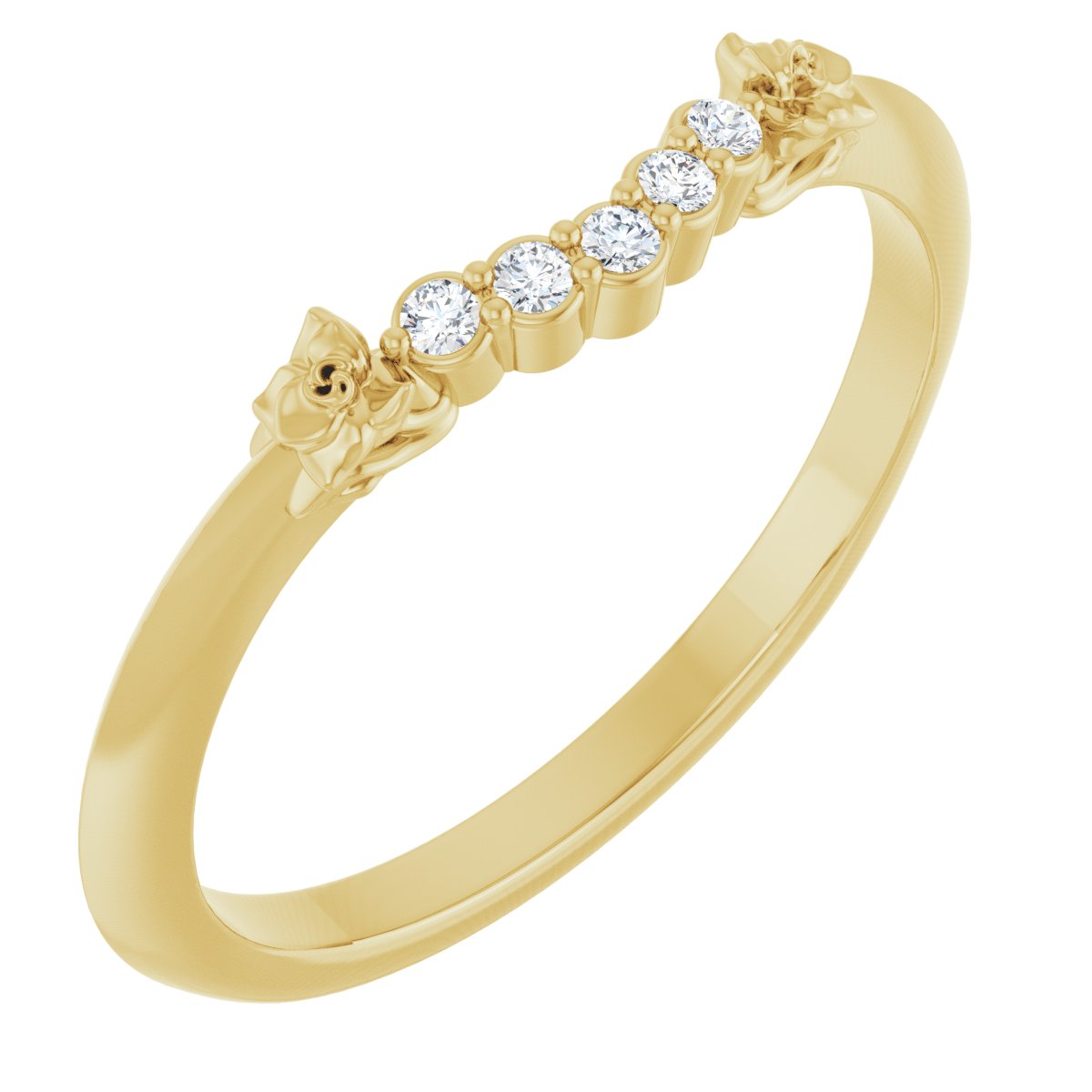Accented Engagement Ring or Band