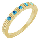 Birthstone Stackable Ring