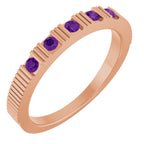 Birthstone Stackable Ring