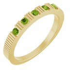 Birthstone Stackable Ring
