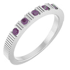 Birthstone Stackable Ring