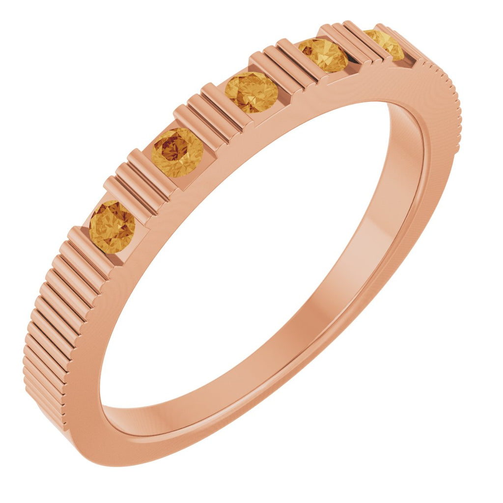 Birthstone Stackable Ring