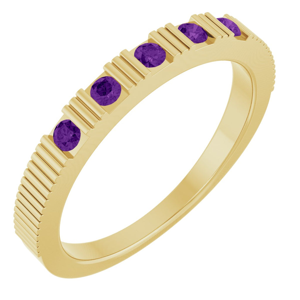 Birthstone Stackable Ring