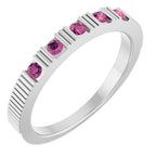 Birthstone Stackable Ring