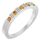 Birthstone Stackable Ring