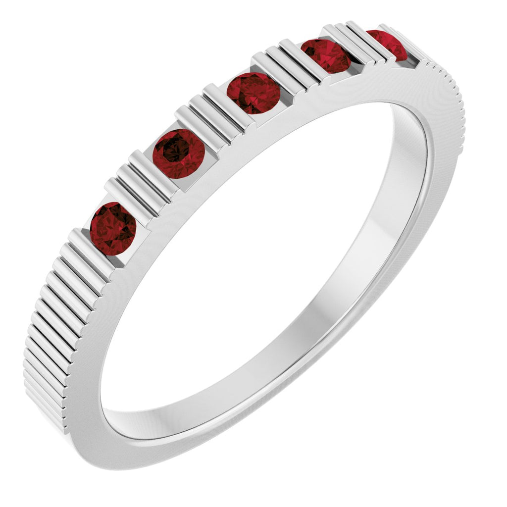 Birthstone Stackable Ring