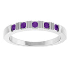 Birthstone Stackable Ring