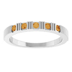 Birthstone Stackable Ring