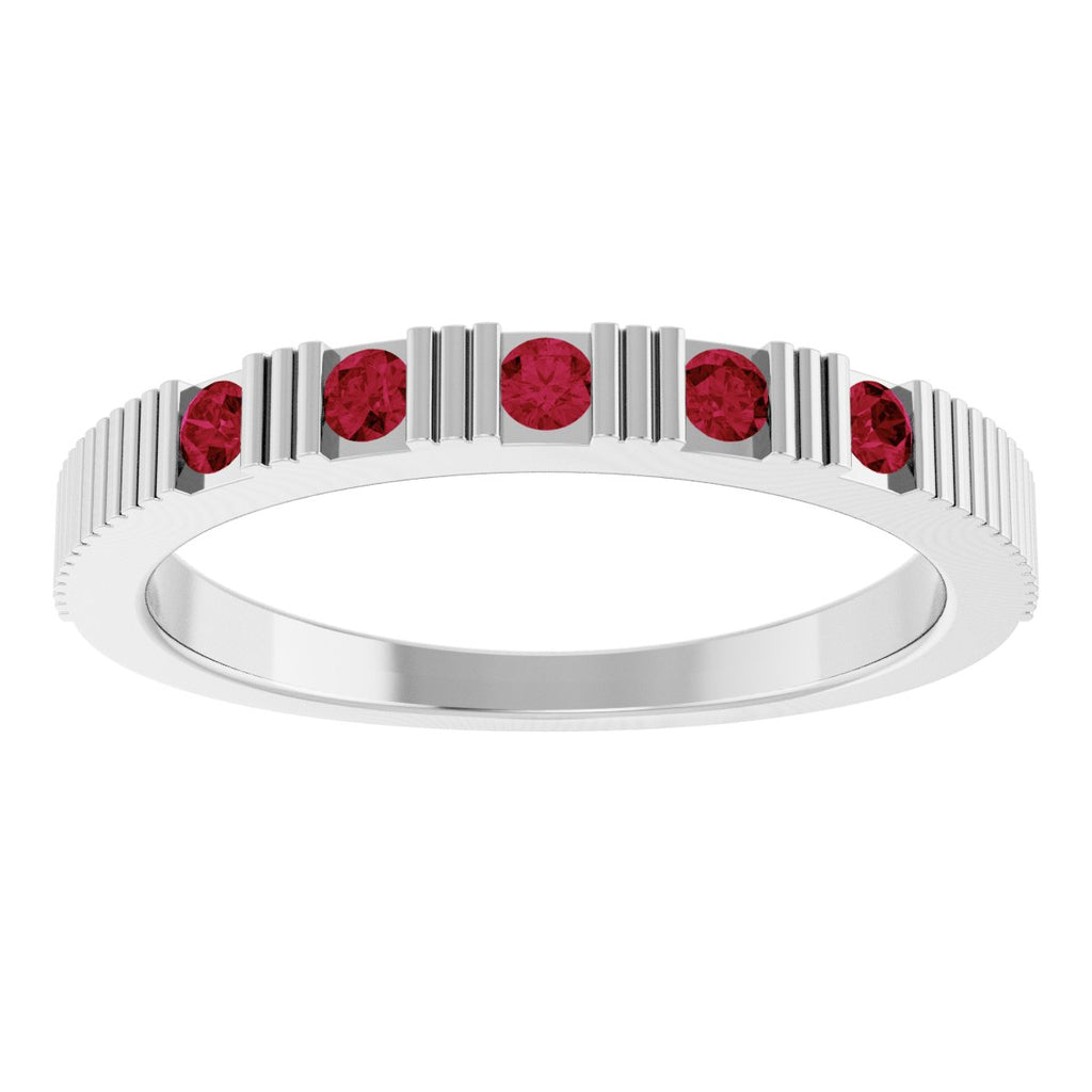 Birthstone Stackable Ring