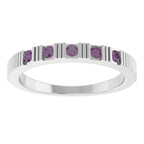 Birthstone Stackable Ring