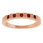 Birthstone Stackable Ring