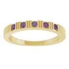 Birthstone Stackable Ring