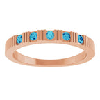 Birthstone Stackable Ring