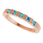 Birthstone Stackable Ring
