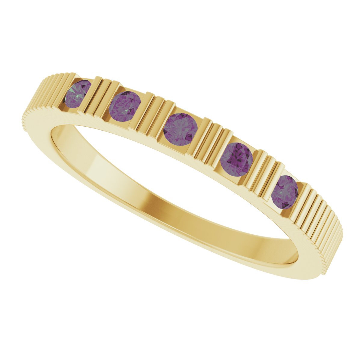 Birthstone Stackable Ring