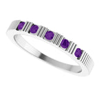 Birthstone Stackable Ring