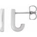 J-Hoop Earring