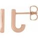 J-Hoop Earring