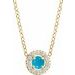 Halo-Style Rose-Cut Necklace or Pendant