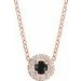 Halo-Style Rose-Cut Necklace or Pendant