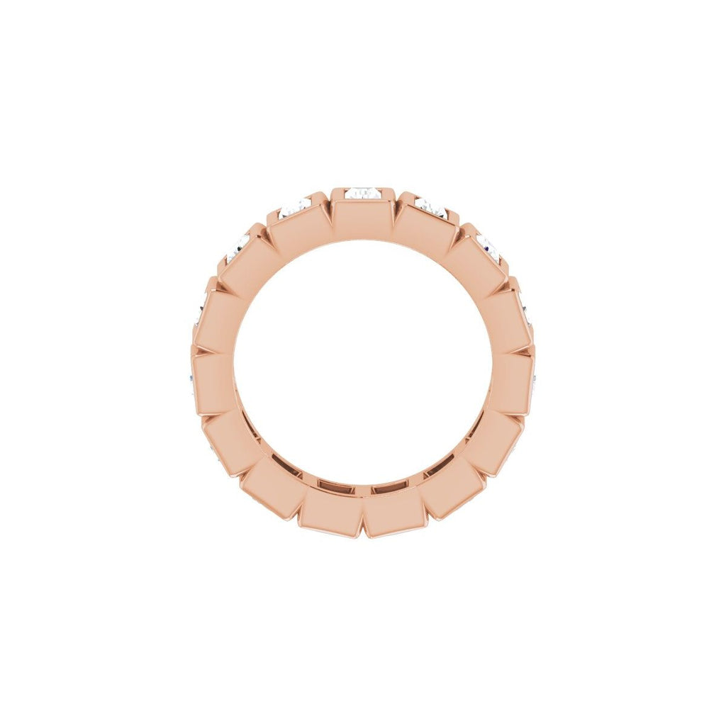 Bezel-Set Eternity Band