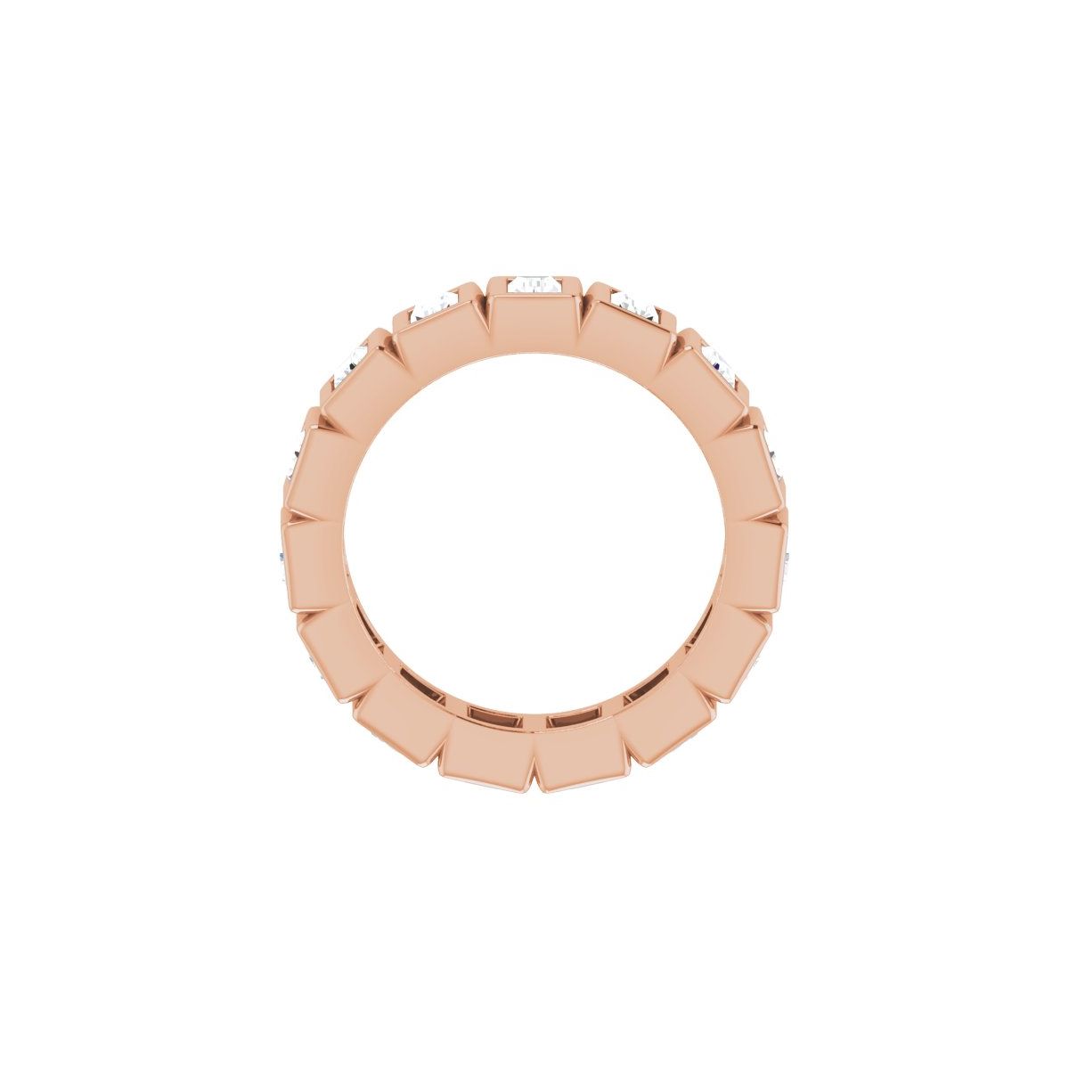 Bezel-Set Eternity Band