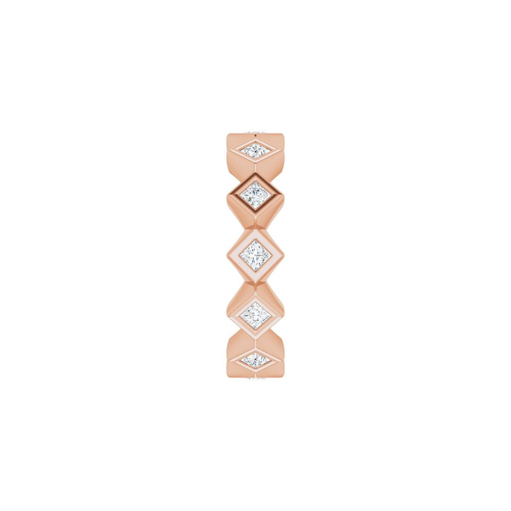 Bezel-Set Eternity Band