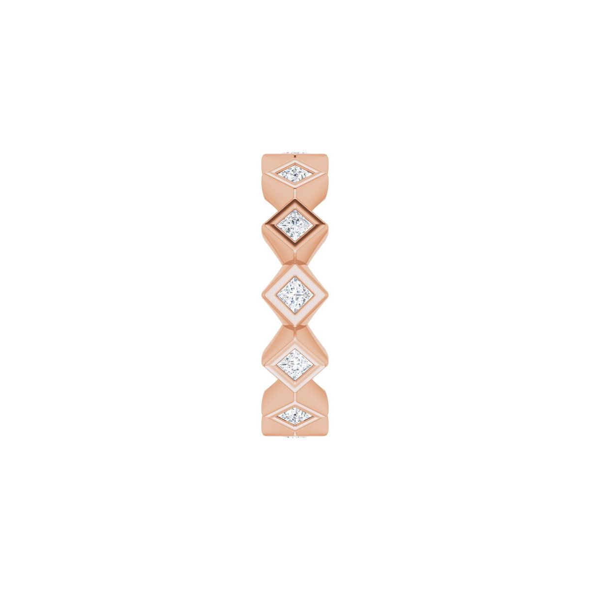 Bezel-Set Eternity Band