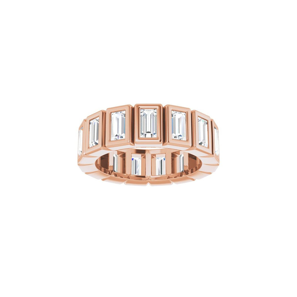 Bezel-Set Eternity Band