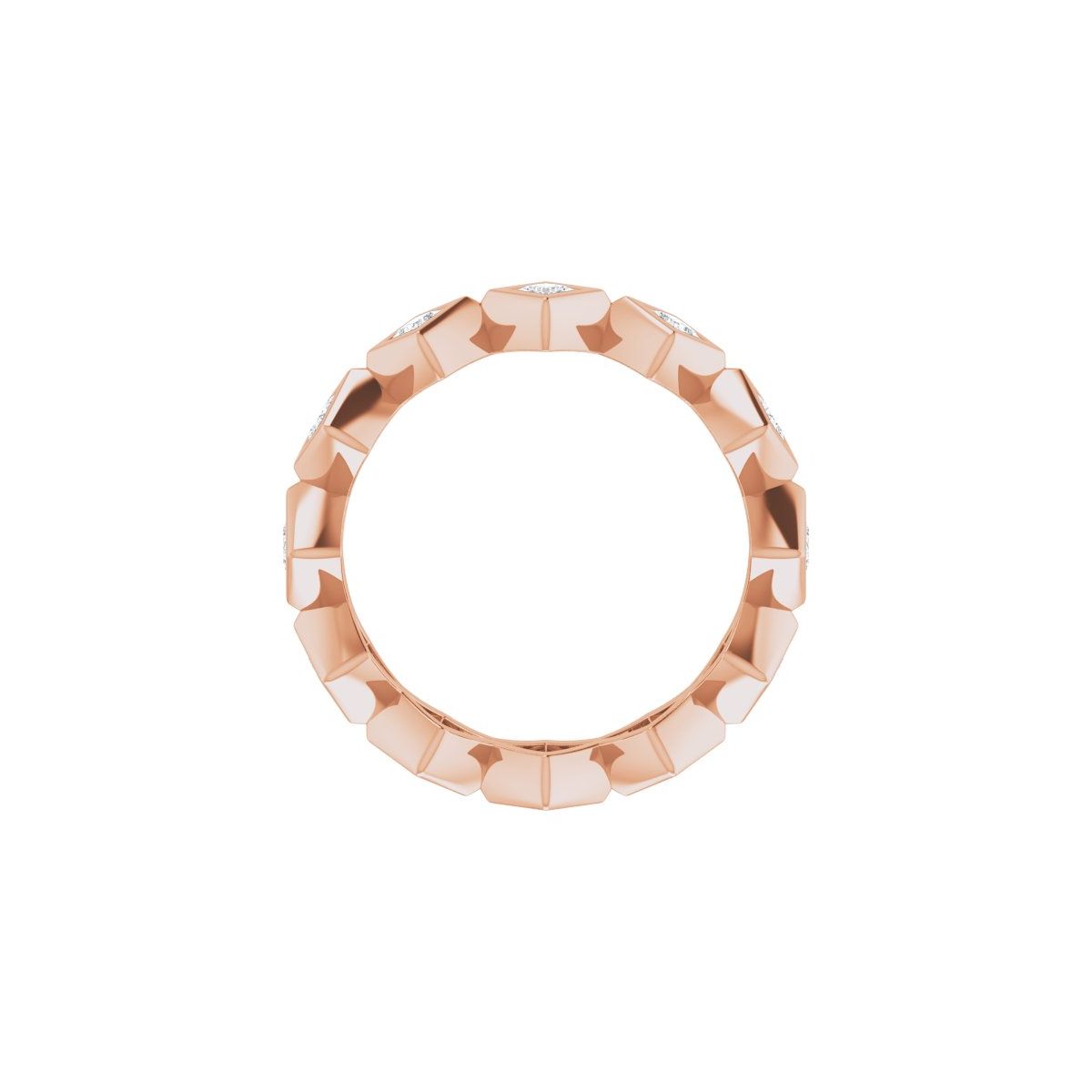 Bezel-Set Eternity Band