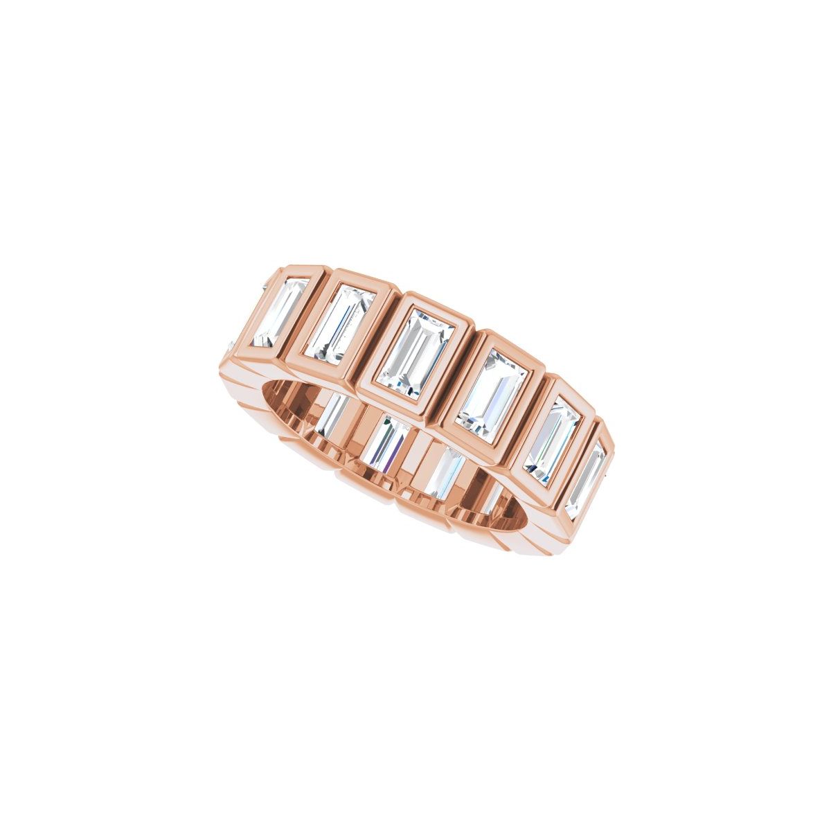 Bezel-Set Eternity Band