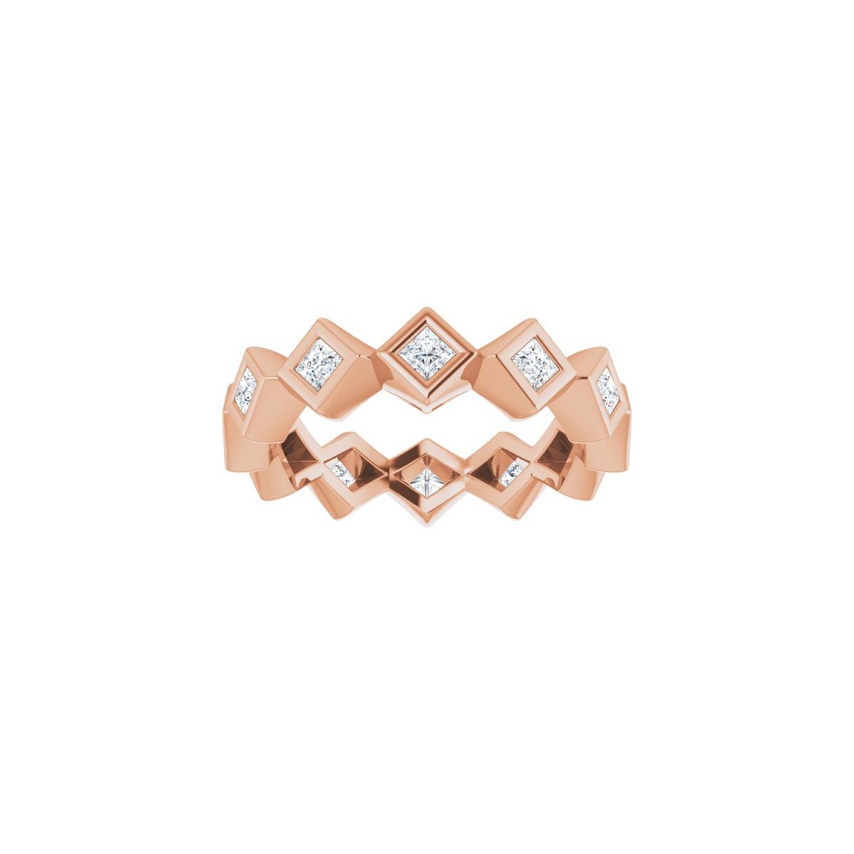 Bezel-Set Eternity Band