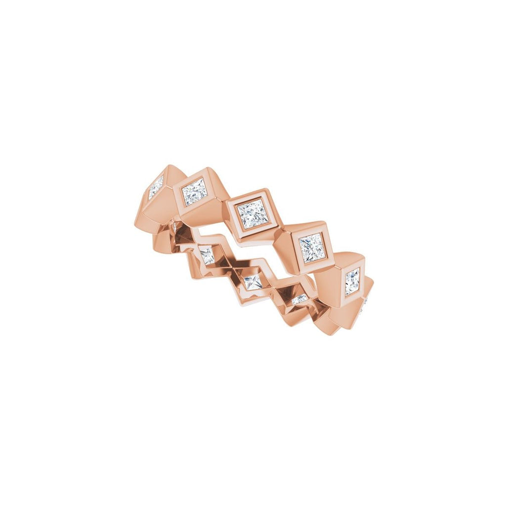 Bezel-Set Eternity Band