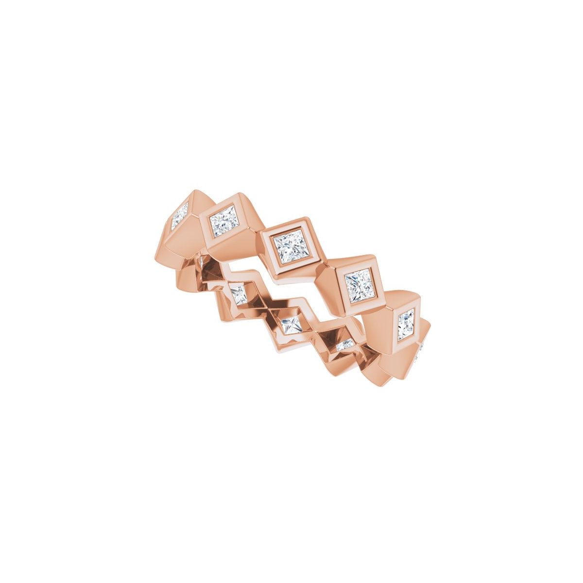Bezel-Set Eternity Band