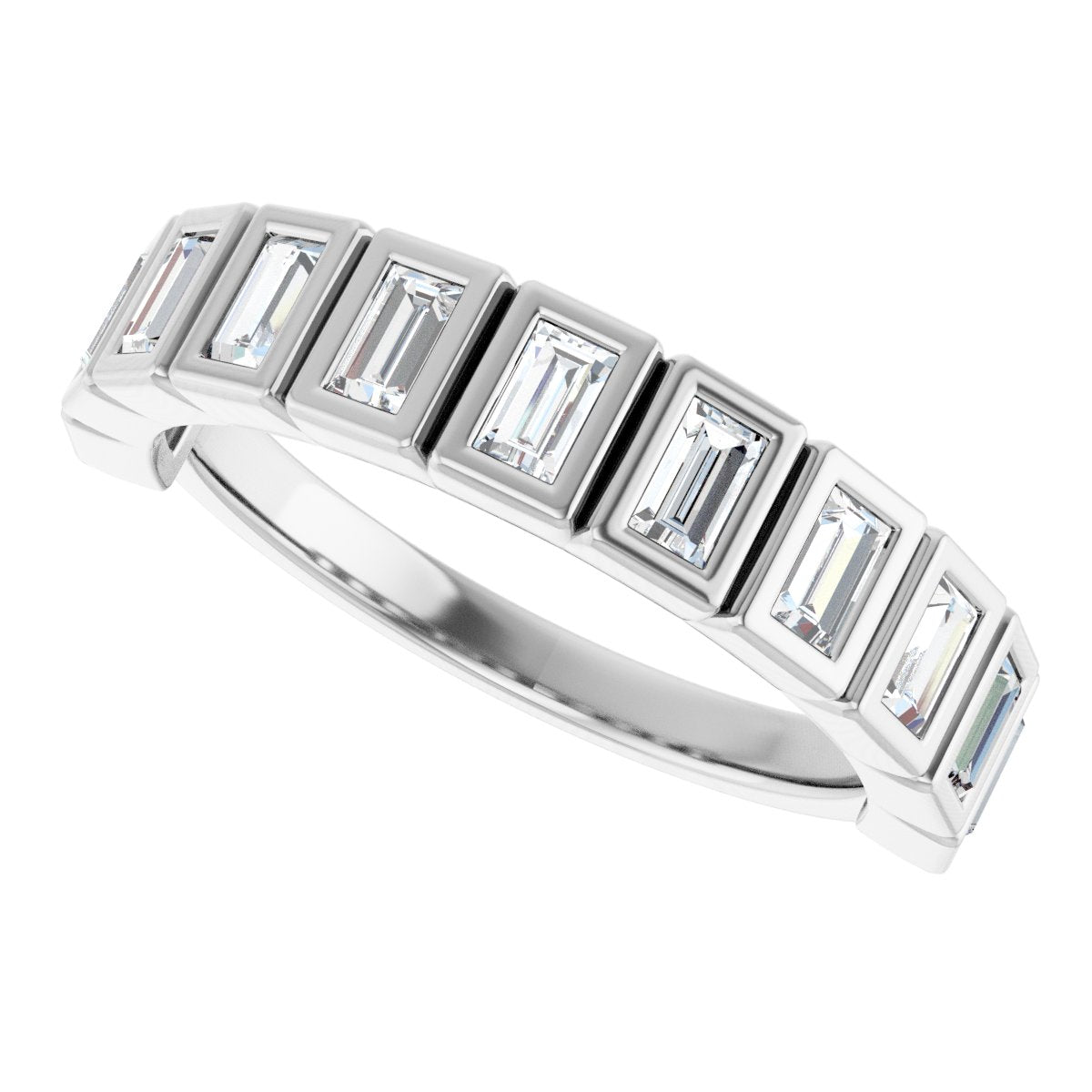 Bezel-Set Anniversary Band
